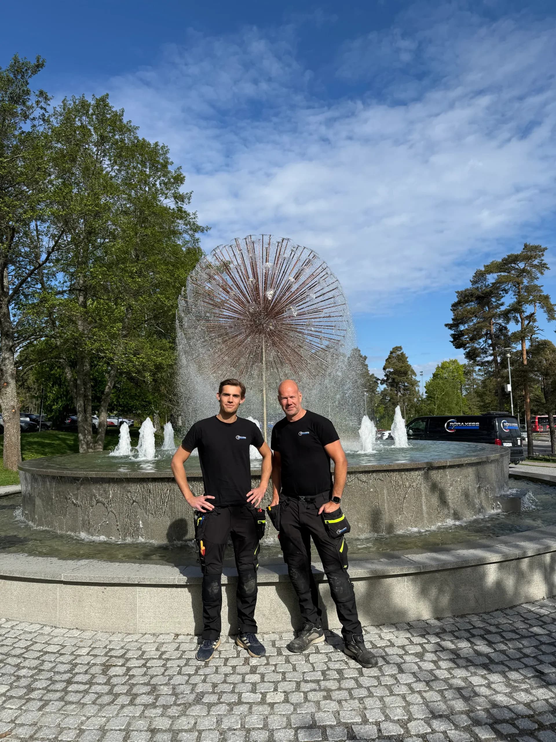Nils och Johan Lingberg på Röraxess