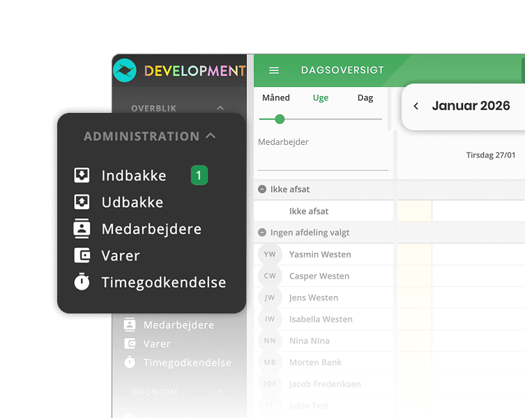 Automatisk kobling til faktura og økonomi