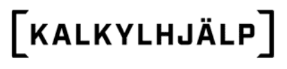 Kalkylhjälp